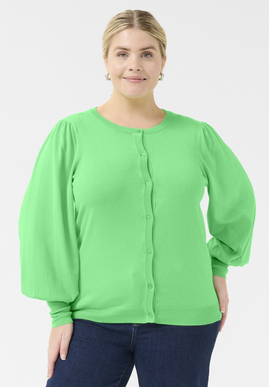 

Кардиган LAZZY Kaffe Curve, зеленый