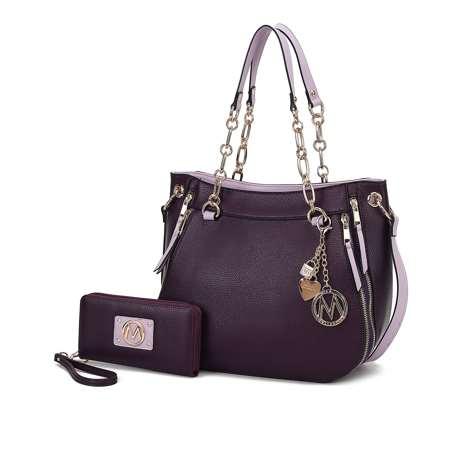 

Комплект из женской сумки через плечо и кошелька Lina от Mia K MKF Collection By Mia K., цвет purple lilac, Фиолетовый, Комплект из женской сумки через плечо и кошелька Lina от Mia K MKF Collection By Mia K., цвет purple lilac