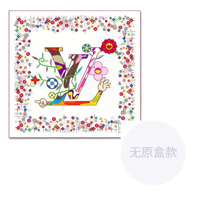 

Шаль X Takashi Murakami Monogram Superflat LOUIS VUITTON