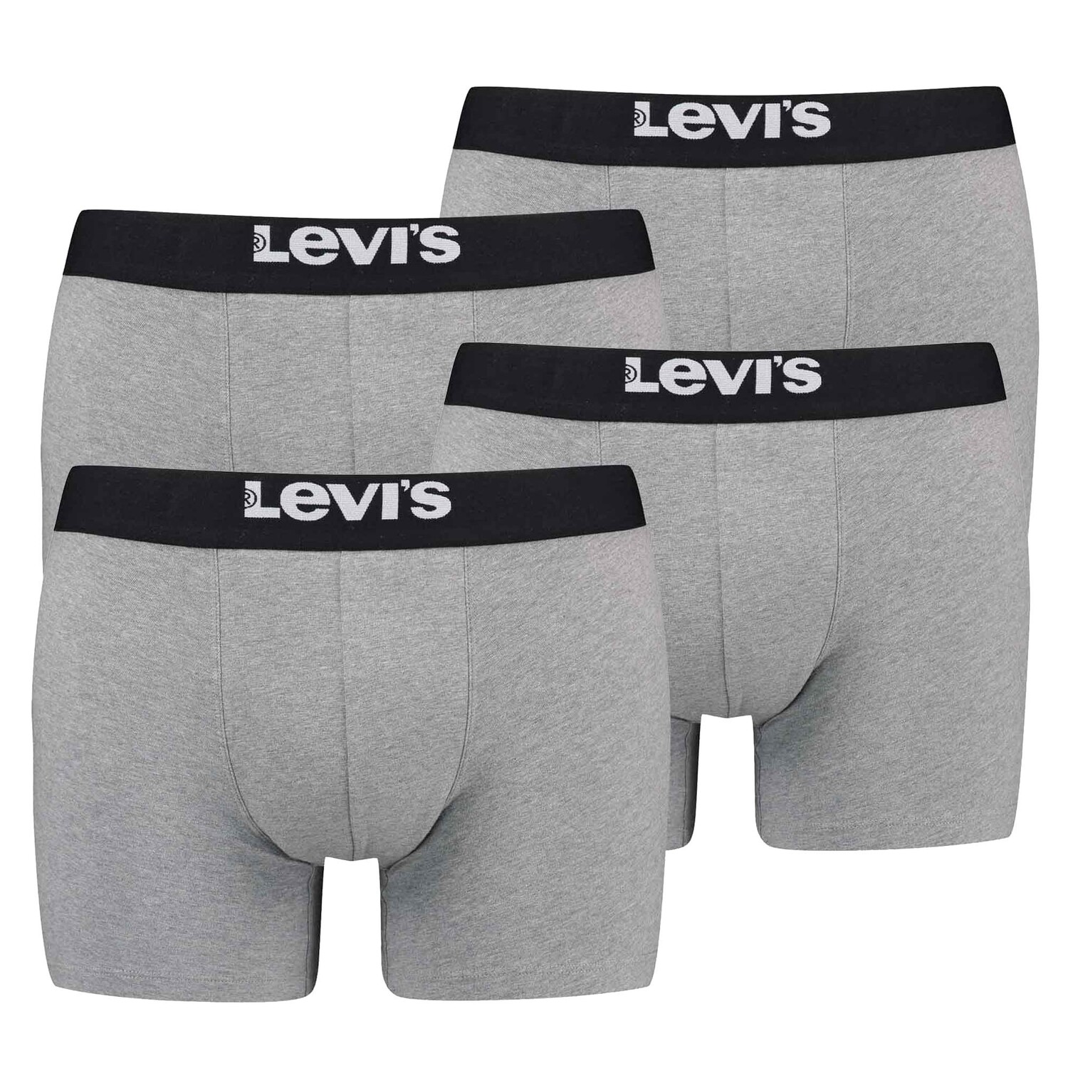 

Боксеры Levi´s Boxershort 4 шт, цвет Grau Melange