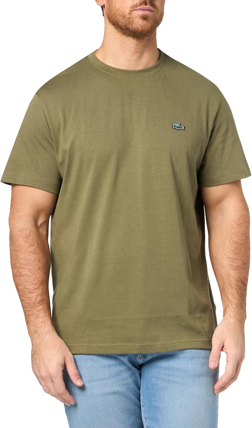 

Мужская футболка Lacoste с коротким рукавом и круглым вырезом из джерси Pima, Olive, Хаки, Мужская футболка Lacoste с коротким рукавом и круглым вырезом из джерси Pima, Olive