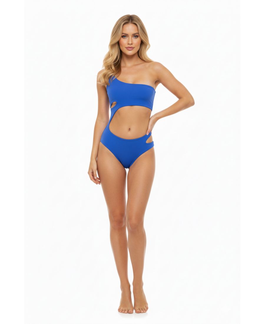 

Женский купальник с вырезом в океанском стиле - монокини на одно плечо Jendue, Jakaranda