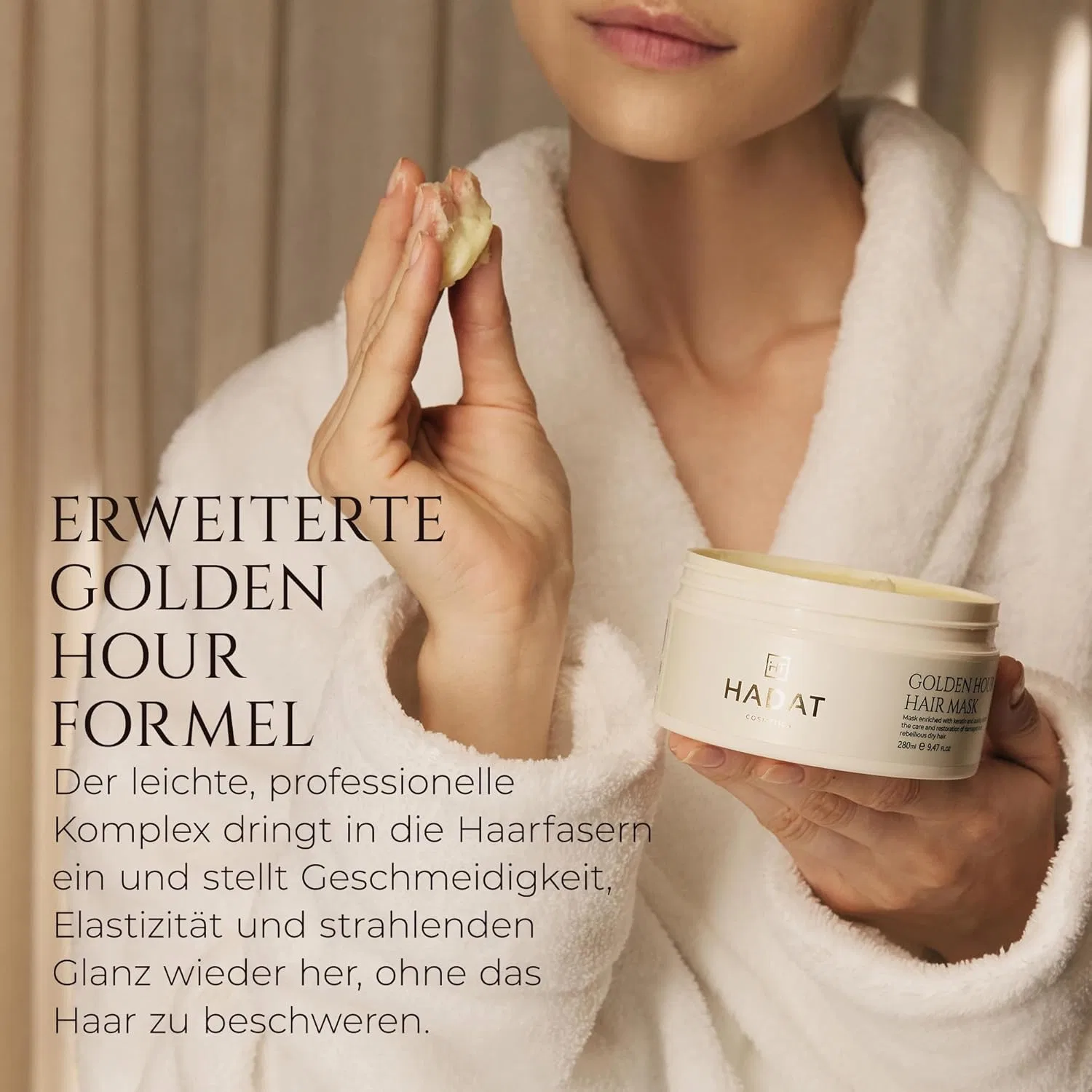 Экспресс-маска для волос «Golden Hour» от HADAT Hadat Cosmetics — фото 3