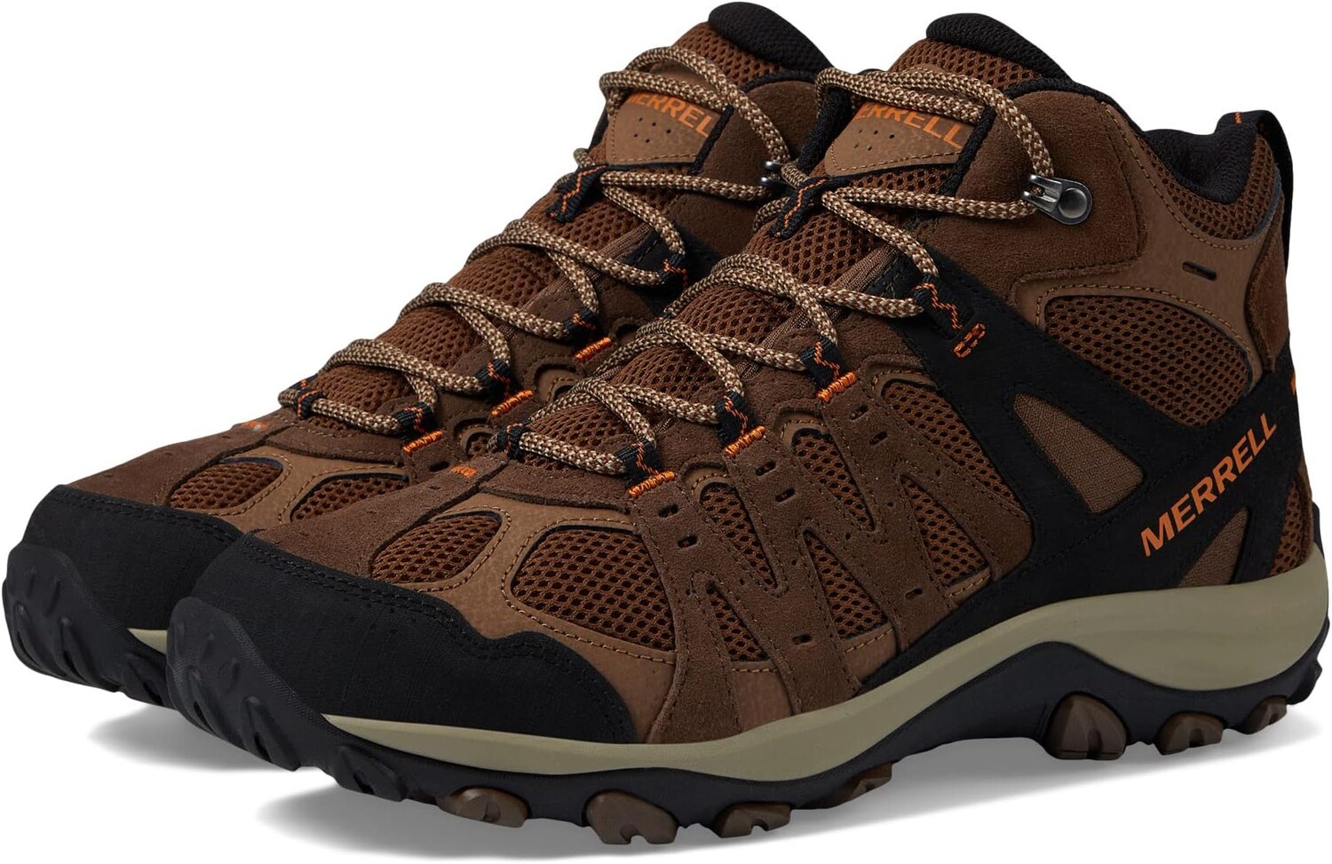 

Походная обувь Accentor 3 Mid Merrell, цвет Earth
