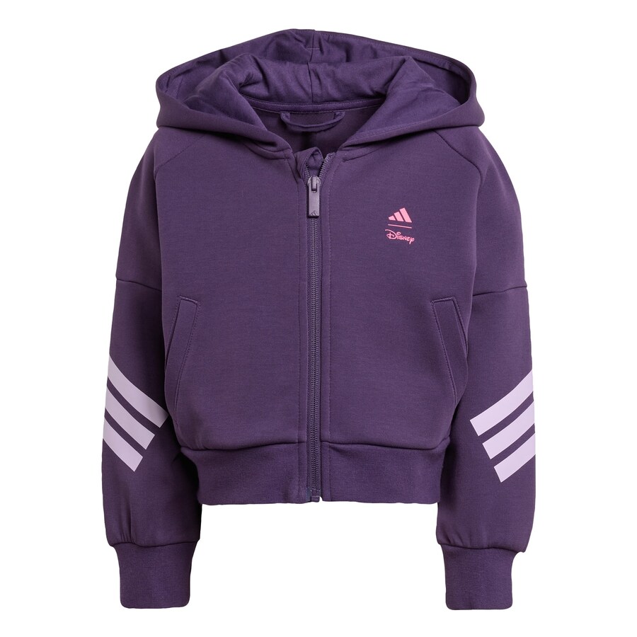 

Спортивная толстовка с капюшоном на молнии ADIDAS SPORTSWEAR Disney Minnie Mouse, цвет Blackberry