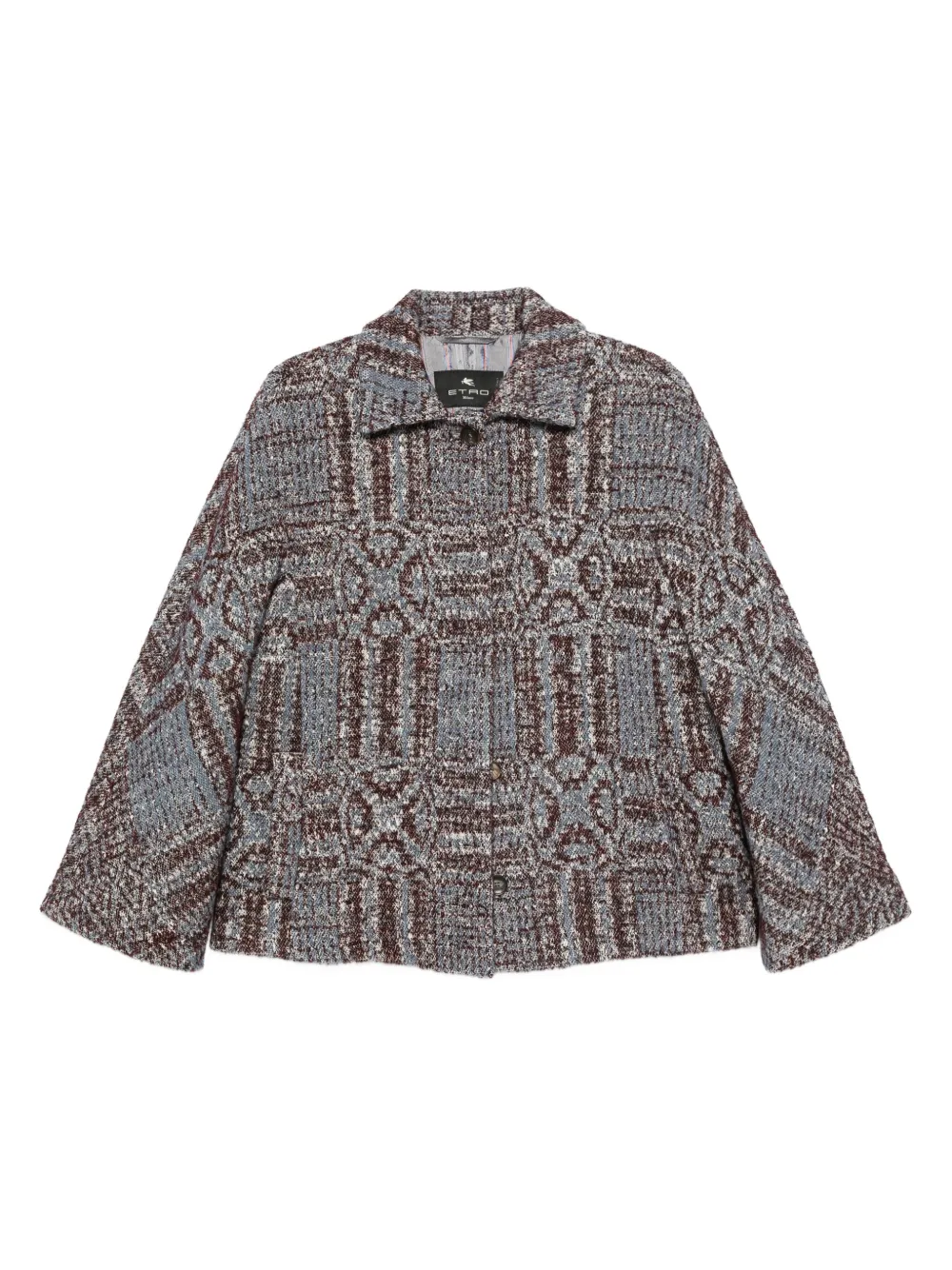 

Узорчатая куртка ETRO, синий