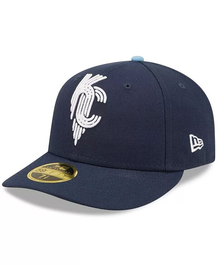 

Мужская темно-синяя приталенная шляпа Kansas City Royals City Connect Low Profile 59FIFTY New Era