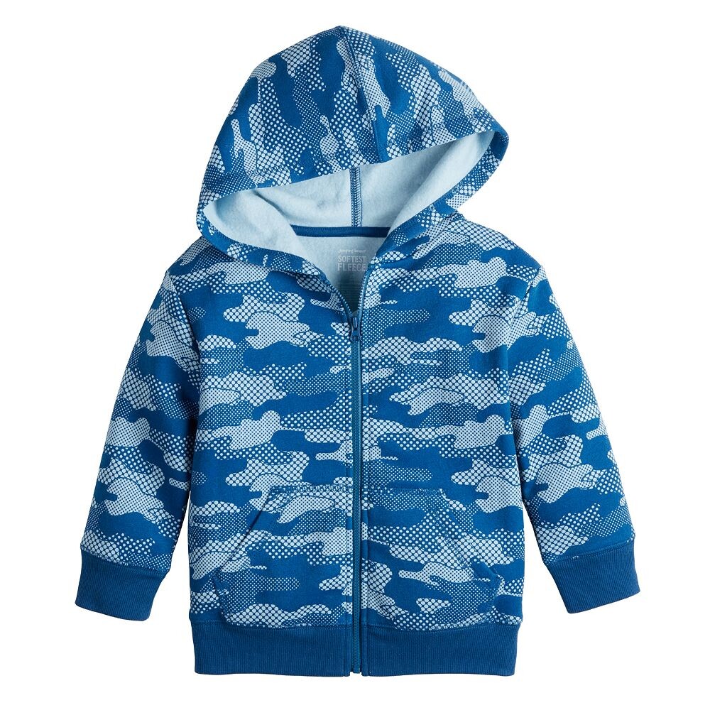 

Флисовая худи Jumping Beans на молнии для мальчиков 4–12 лет, цвет Dot Camo