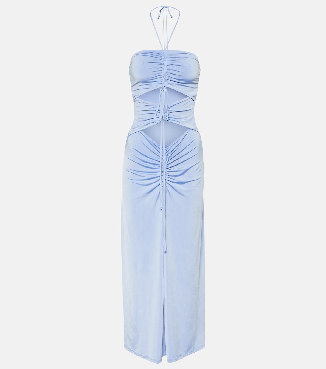

Платье миди kira со сборками Jade Swim, синий