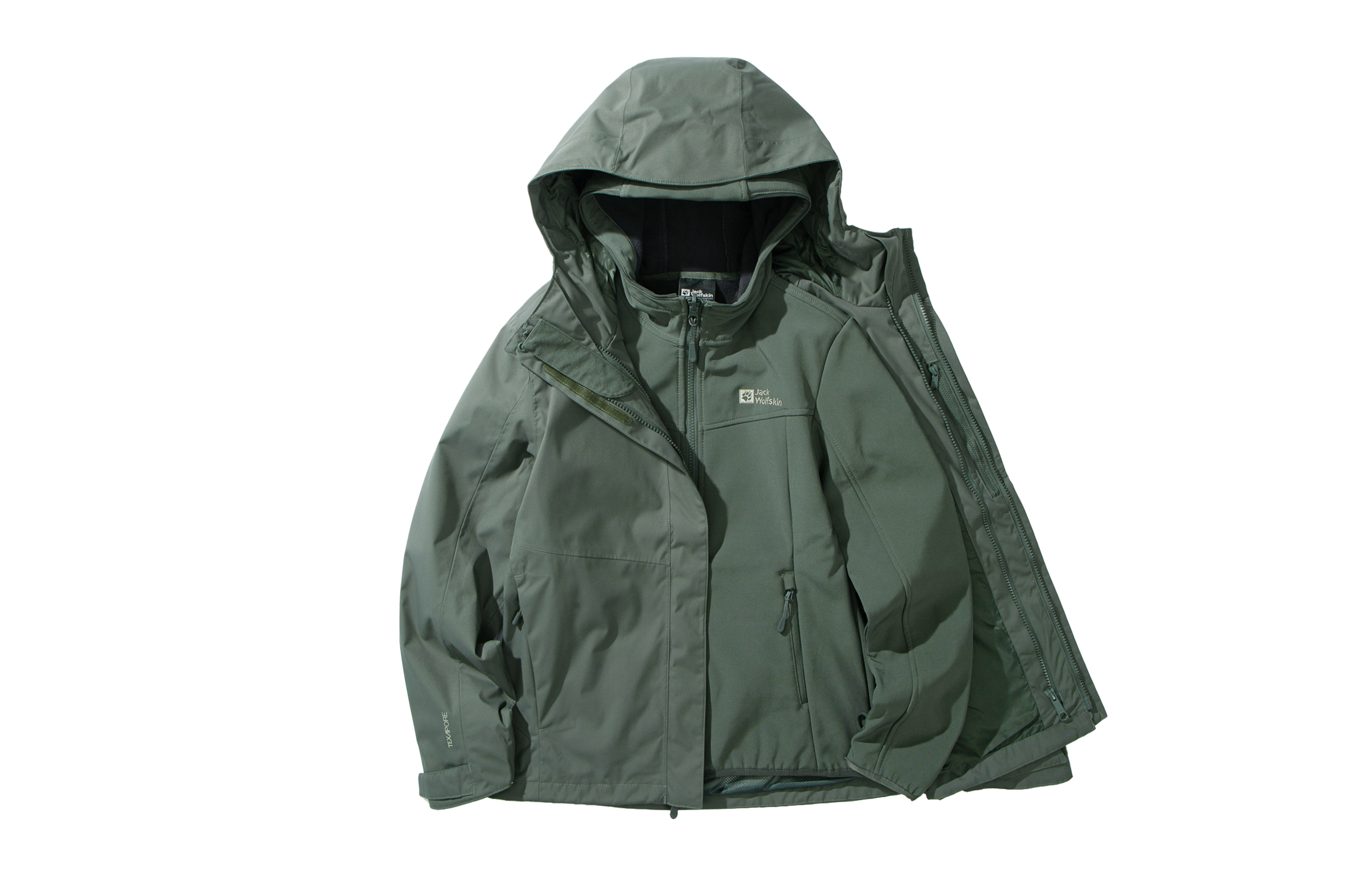 

JACK WOLFSKIN Куртка женская, Stone Slate Green/4136