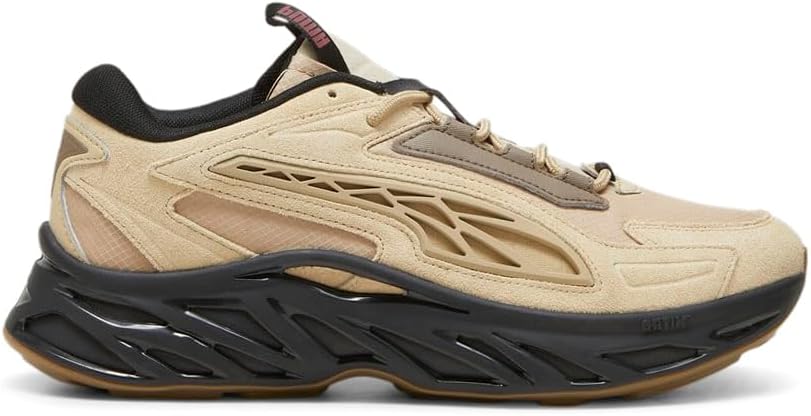 

Мужские кроссовки PUMA Exotek Nitro Earthy с шнуровкой, повседневные - бежевые