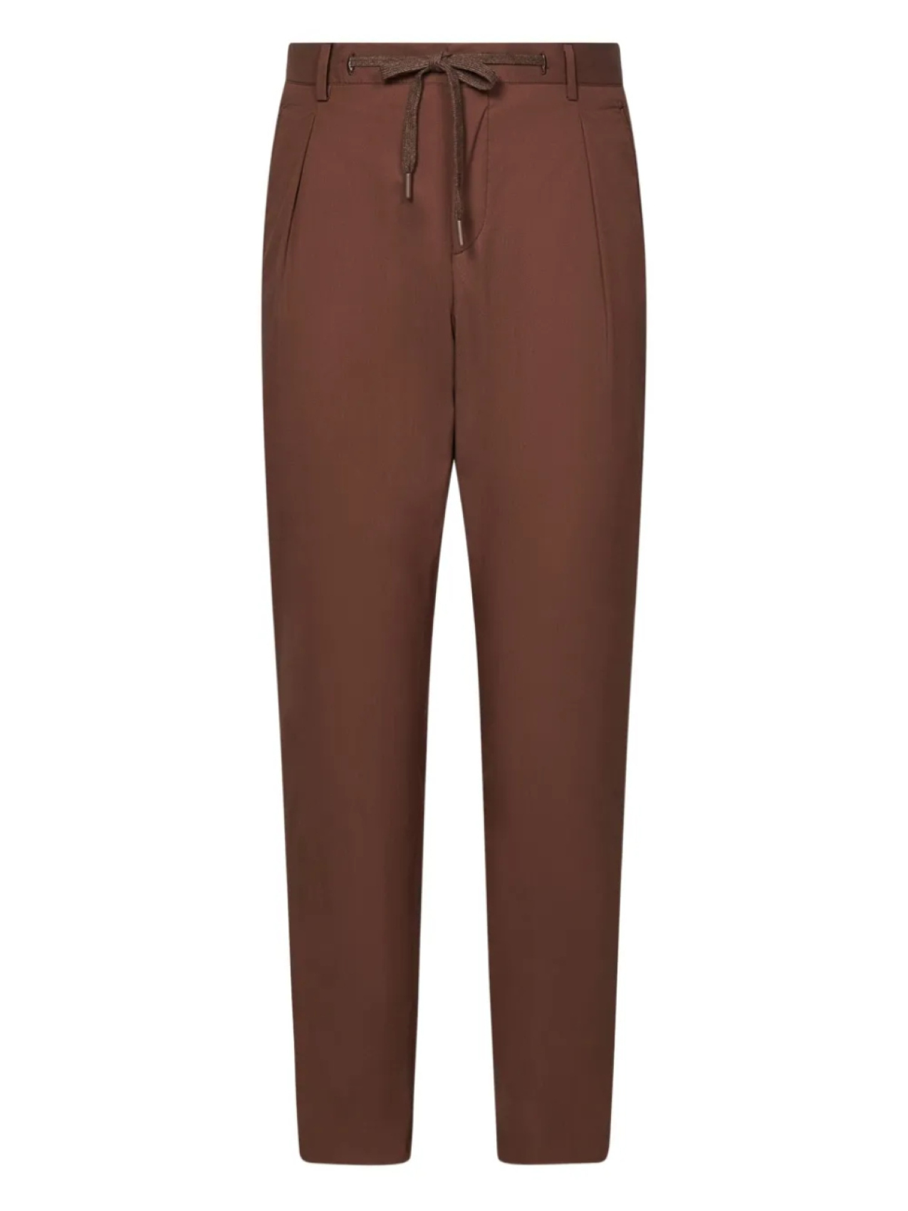 

КОЛЛЕКЦИЯ FRANZESE Штаны со складками и завязками от Stefano De Martino FRANZESE COLLECTION, коричневый