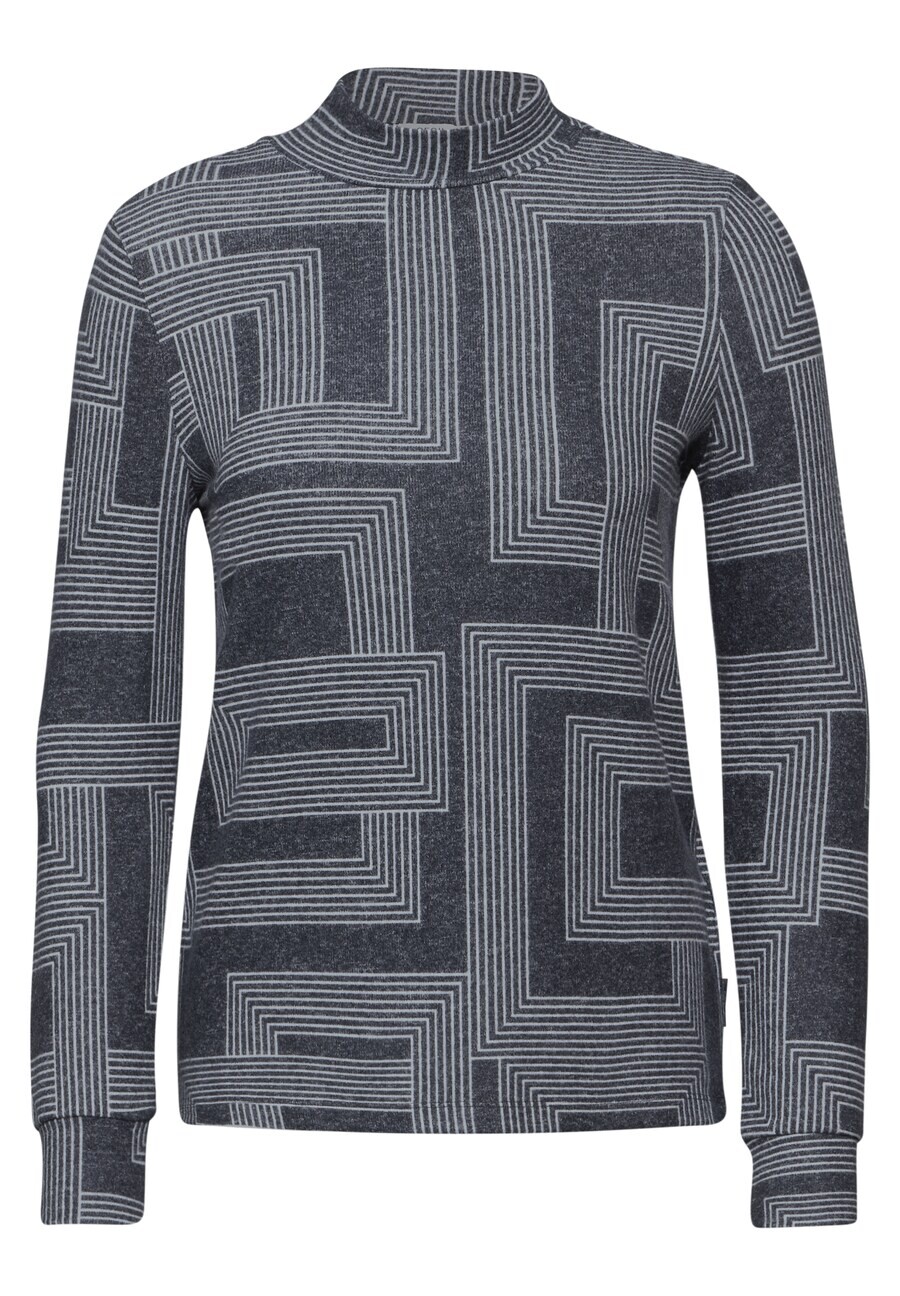 

Лонгслив CECIL Shirt, цвет marine blue/dusty blue