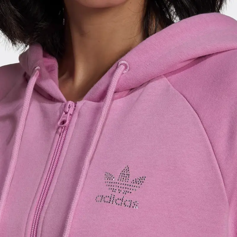 Куртки и пальто женские светло-фиолетовые Adidas Originals — фото 2