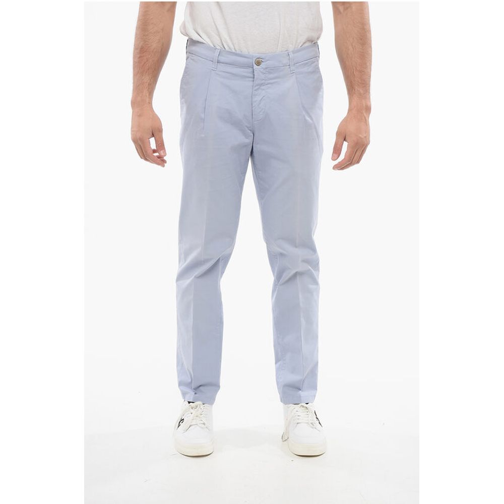 

Хлопковые брюки-чинос с четырьмя карманами Corneliani, Light Blue