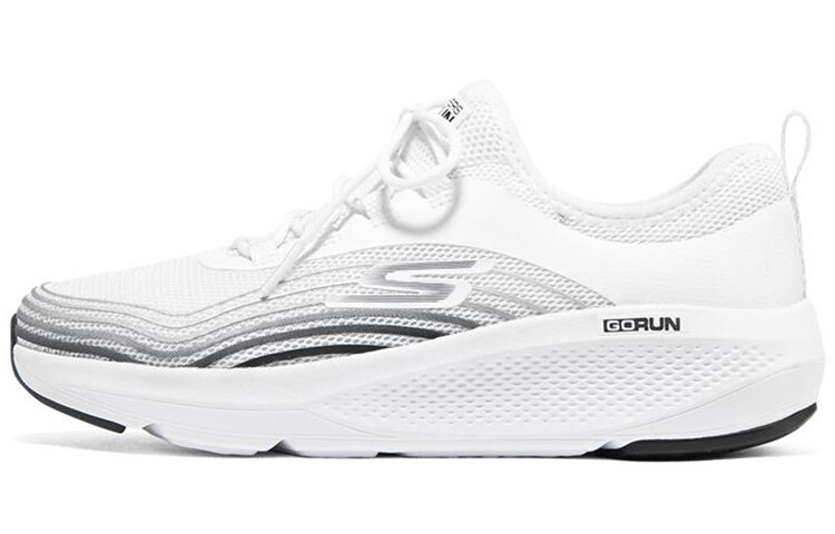 

Кроссовки для бега GO RUN Elevate женские с низким верхом, белые/черные Skechers