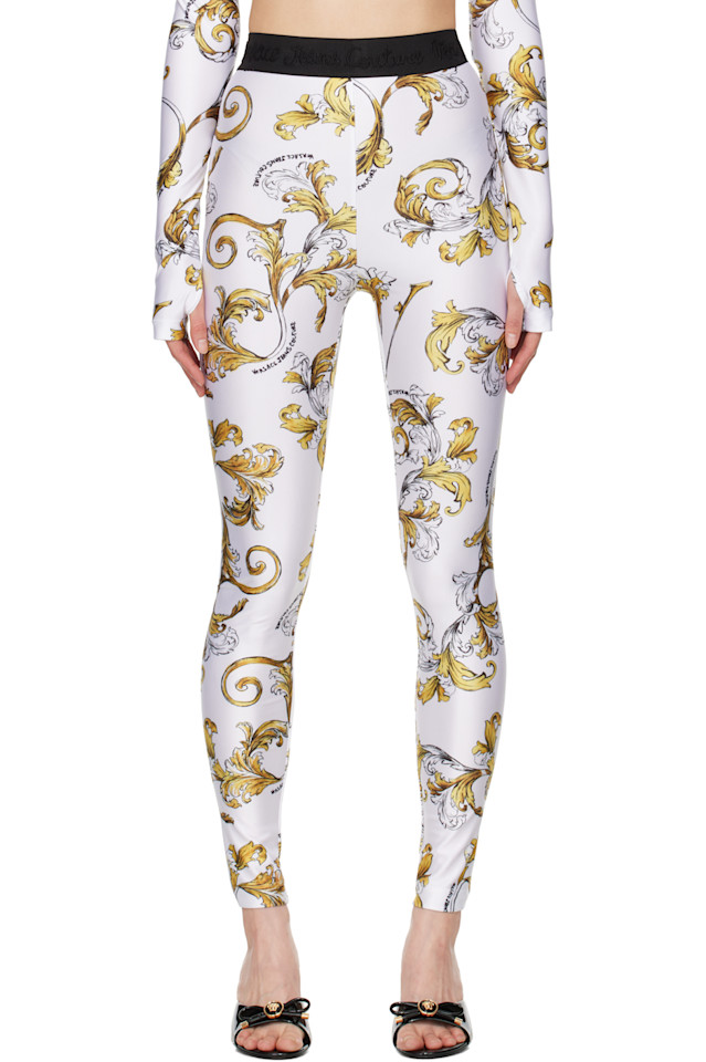 

Леггинсы Outline barocco Versace Jeans Couture, мультиколор