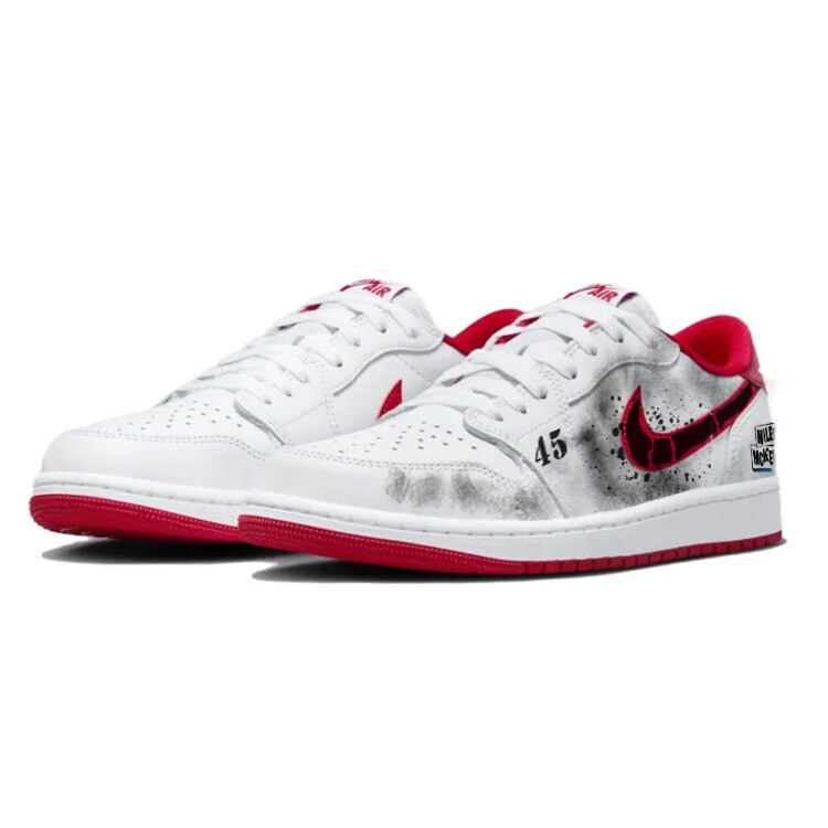 

Баскетбольные кроссовки Air 1 Vintage Unisex Low-Top White/Red Jordan