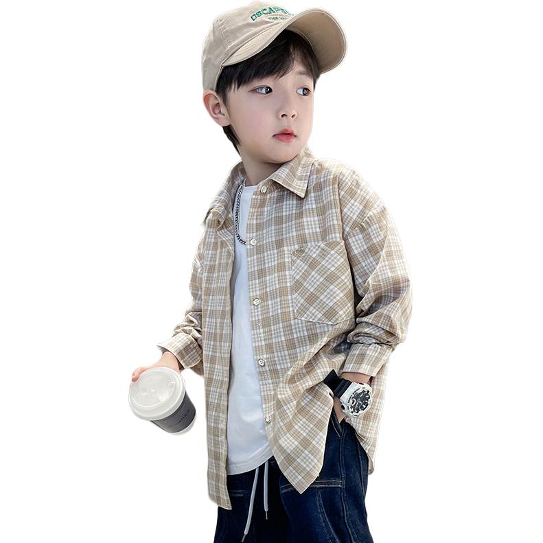 Рубашка с воротником Grade School Casual Shirts EASTERN CAMEL, хаки