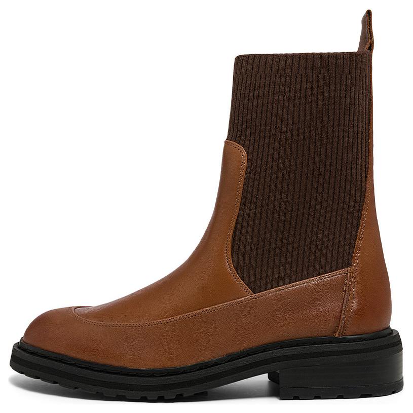 Ботильоны женские коричневые Clarks