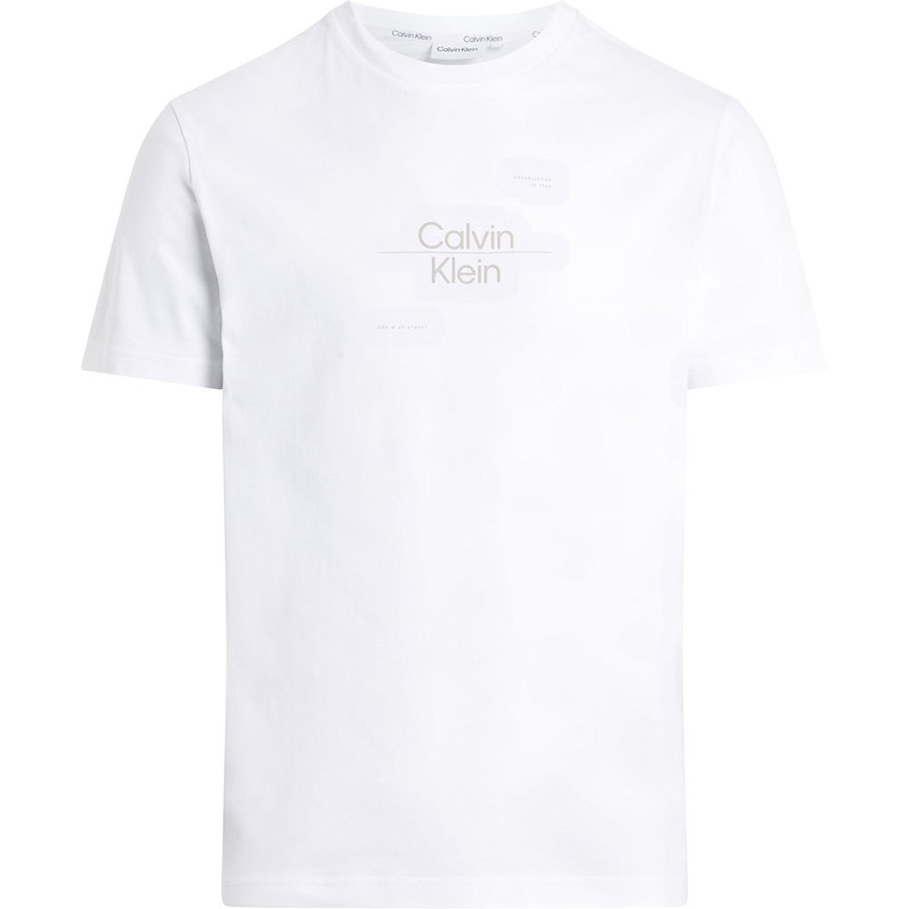 

Футболка с коротким рукавом Calvin Klein Optic Line Logo, белый