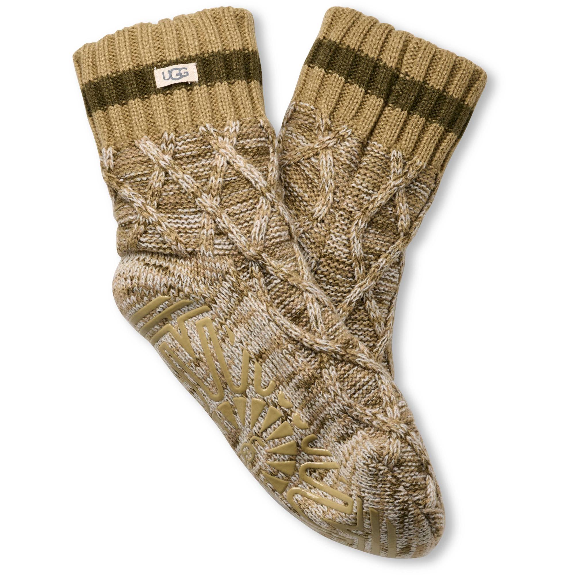 

Женские флисовые носки Deedee Quarter II UGG, Burnt Olive/Muted Brass Melange