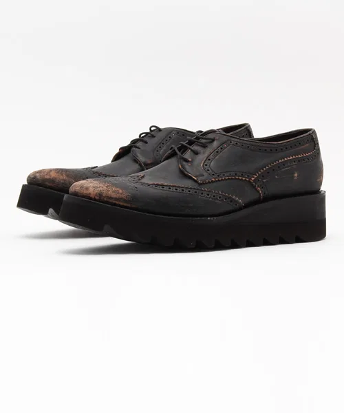 Мужские кожаные туфли-броги MURO (с рантовой конструкцией Goodyear Welt)