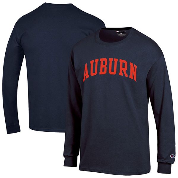 

Мужская футболка с длинным рукавом navy auburn tigers basic arch Champion