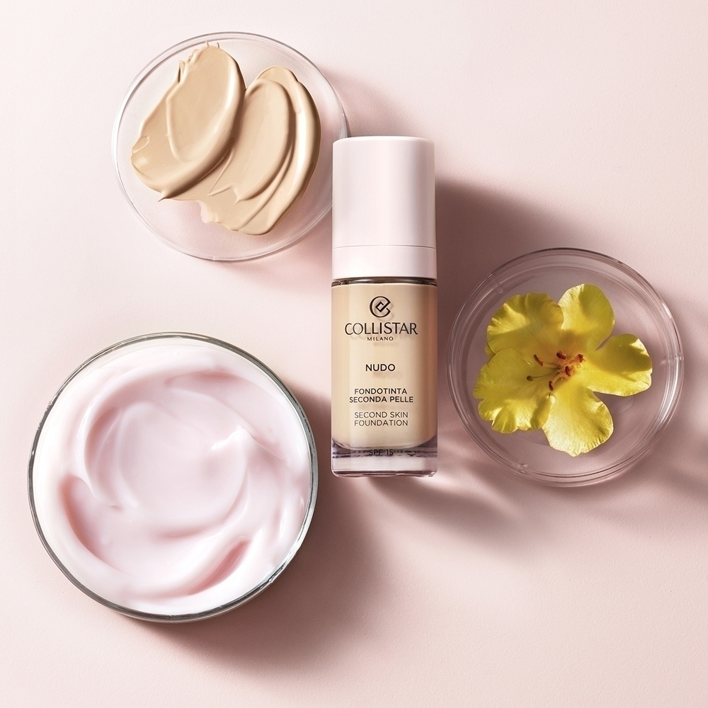 Сыворотка Collistar — Тональный Nude Second Skin SPF , увлажняющая для сияния кожи с разглаживающим эффектом, 30 мл — фото 3