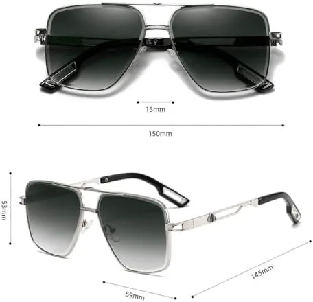 

Модные солнцезащитные очки с градиентными линзами, увеличенного размера, для женщин, винтажные солнцезащитные очки в стиле ретро с металлической оправой MTZJH, C3