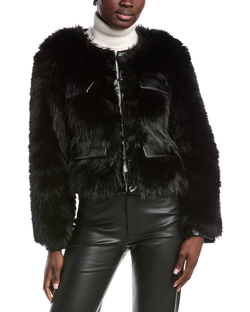 

Контрастная куртка Кеннета Коула Kenneth Cole, черный