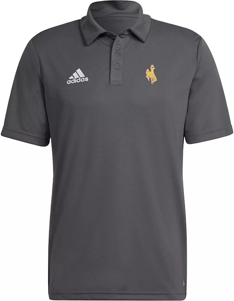 

Мужская футболка-поло Adidas Wyoming Cowboys серая Entrada