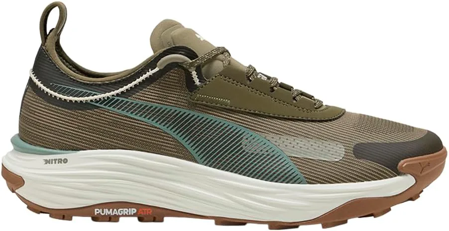 Мужские кроссовки для бега по пересеченной местности PUMA Voyage Nitro 3 Trail - зеленые, зеленый