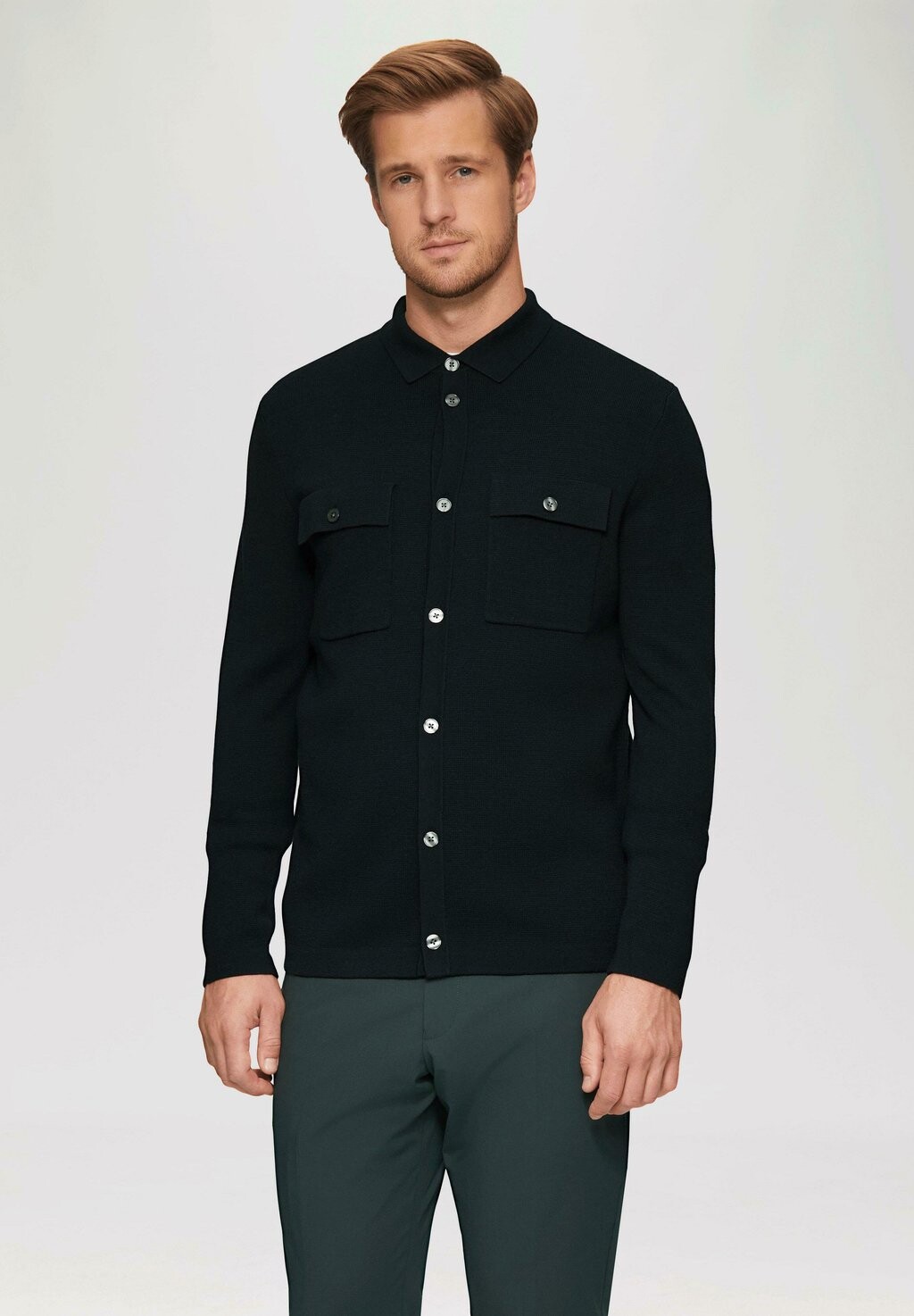 

Кардиган s.Oliver BLACK LABEL, темно-синий
