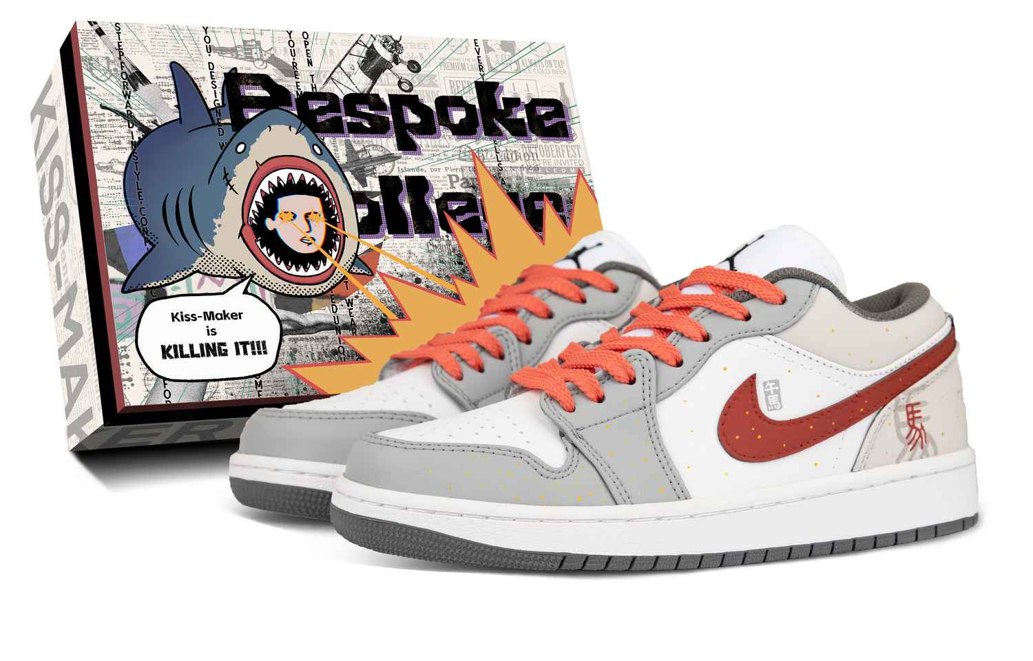 

Jordan Кроссовки Air 1 с кожаной амортизацией, низкие, винтажные, баскетбольные, унисекс, серый