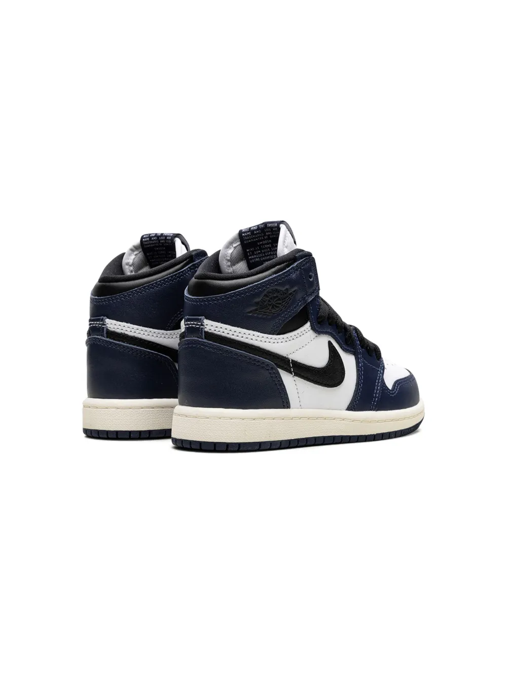 Кроссовки Air Jordan 1 Retro High OG Midnight Navy Jordan Kids, синий — фото 3