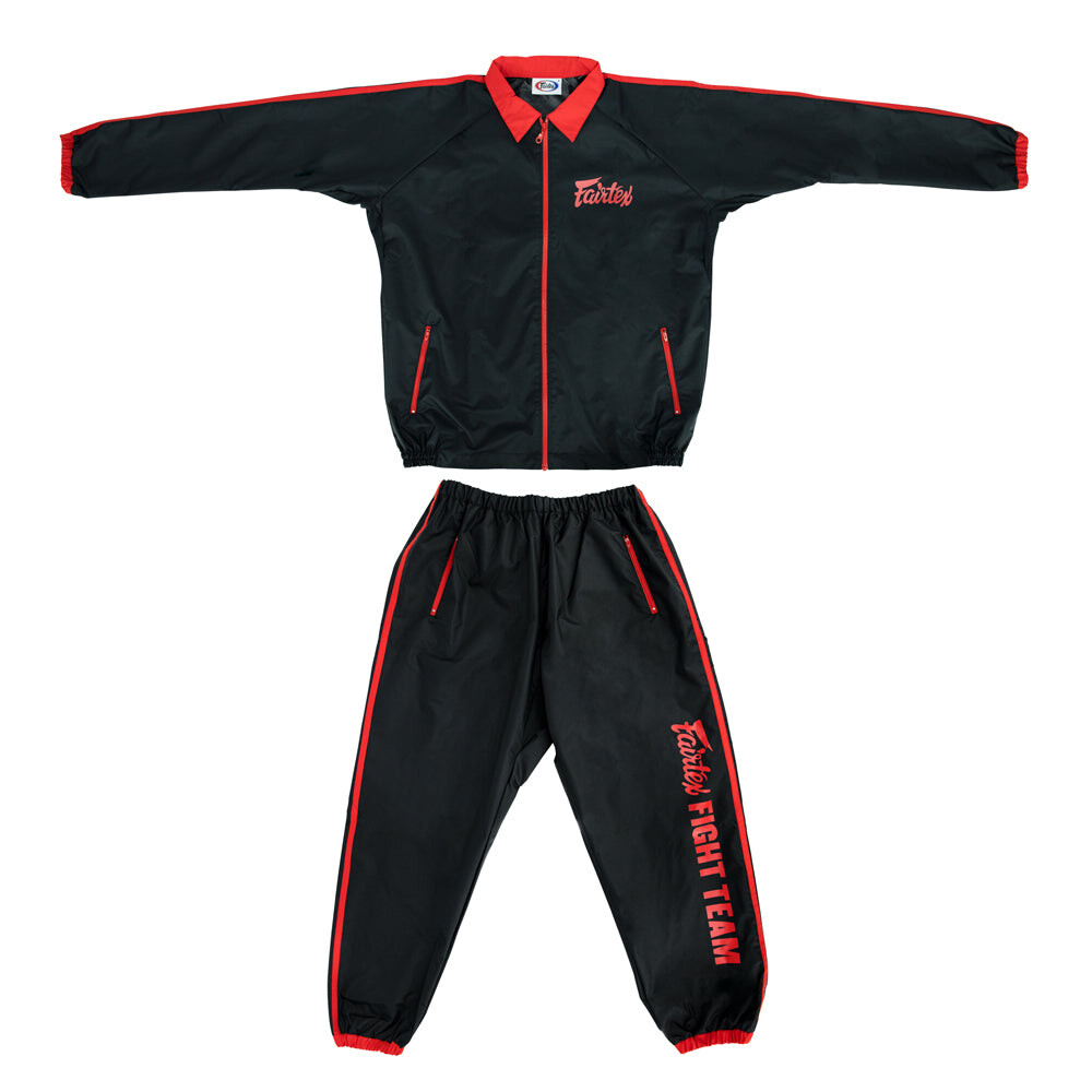

Спортивный костюм Fairtex Vinyl Sweat Suit - VS4, черный/красный
