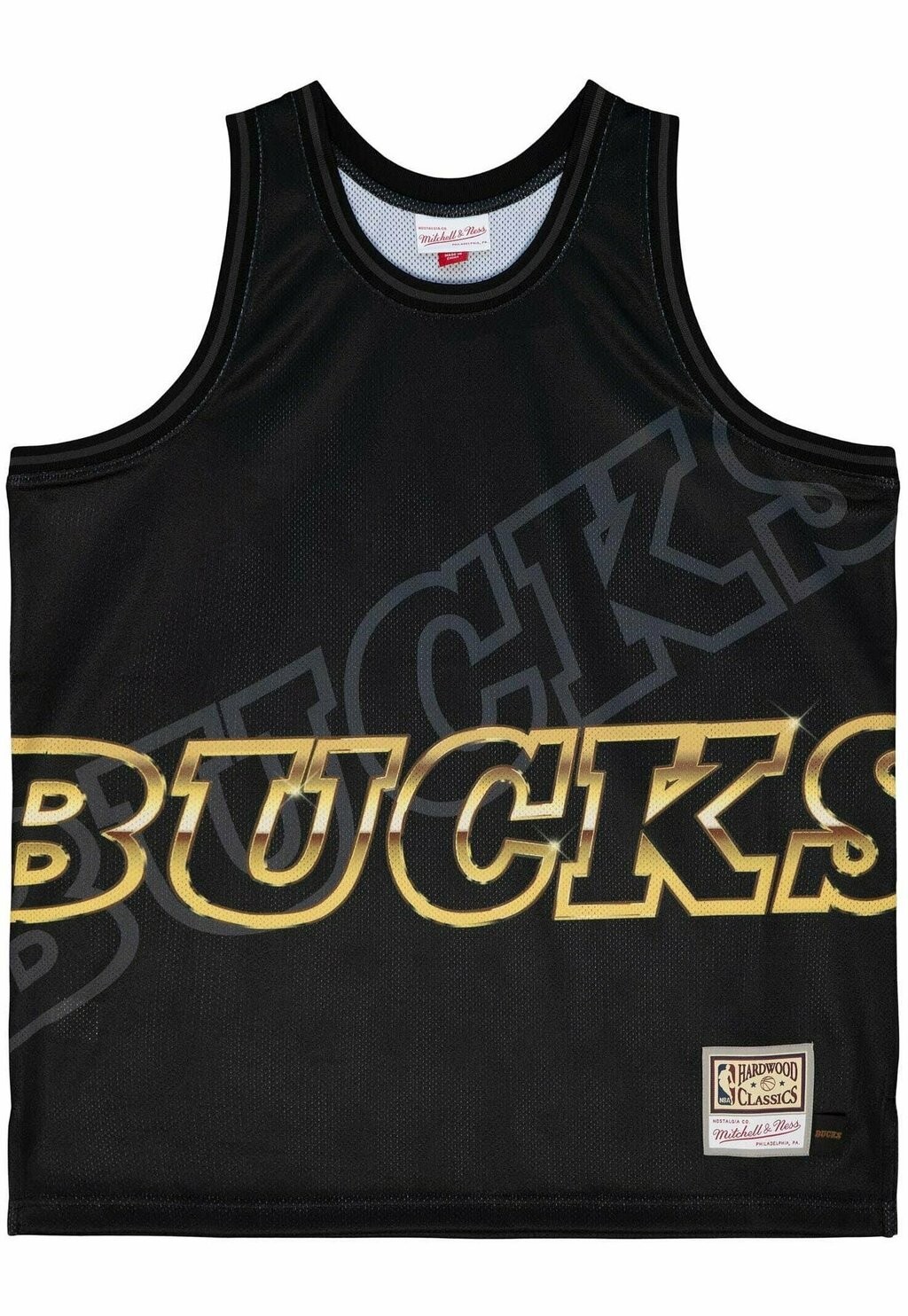 

Топ BIG FACE FASHION MILWAUKEE BUCKS Mitchell & Ness, цвет black