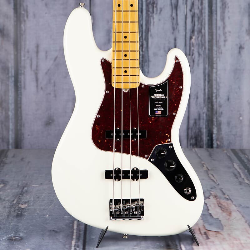 

Басс гитара Fender American Professional II Jazz Bass, Olympic White