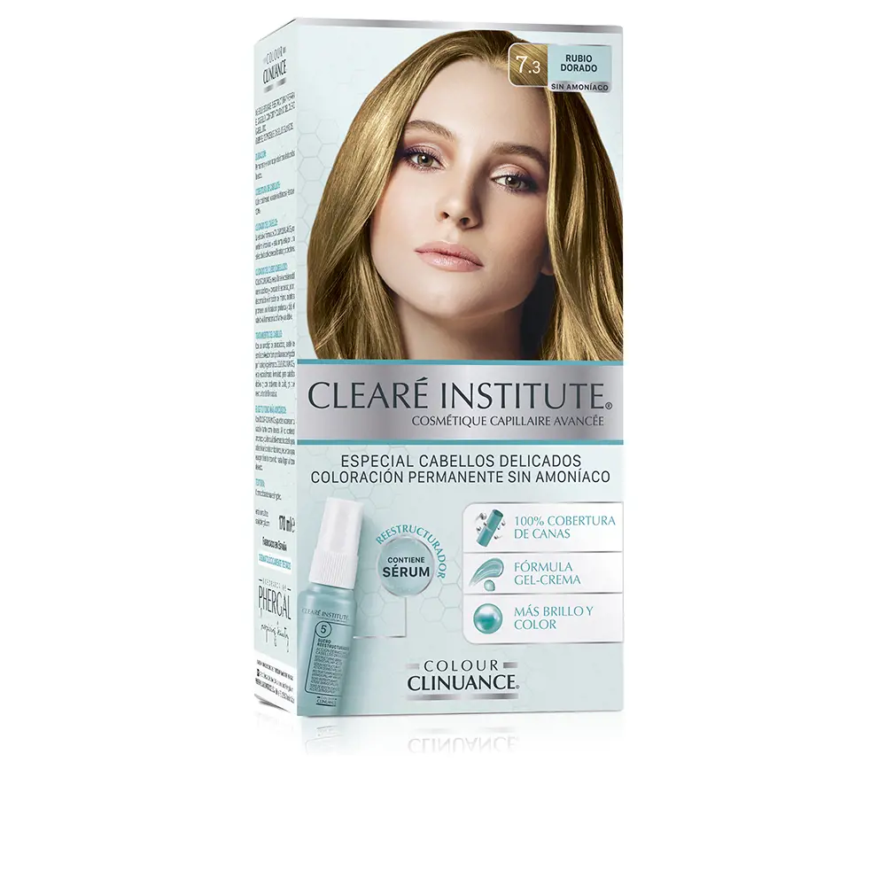 

Краска для волос Colour clinuance cabellos delicados Clearé Institute, цвет 7.3-rubio dorado, 1 шт.