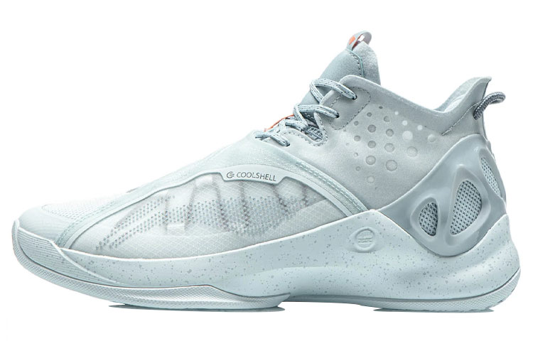 

LINING Кроссовки баскетбольные Cicada Wing мужские мидтоп небесно-голубые