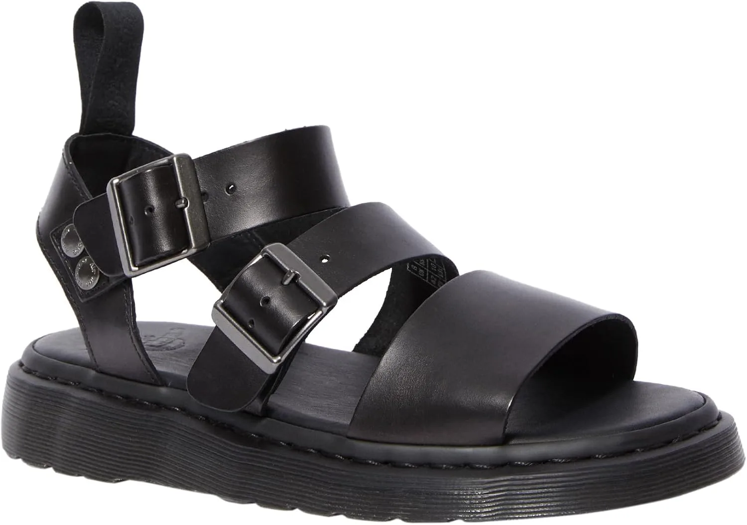 Босоножки Dr. Martens унисекс Gryphon с ремешками, черный — фото 4