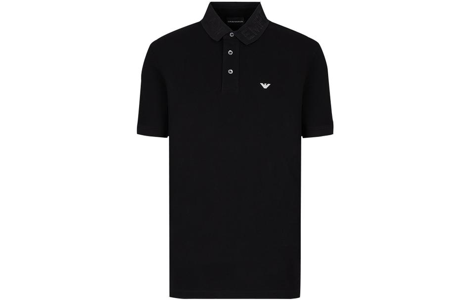 

Футболка поло мужская черная EMPORIO ARMANI