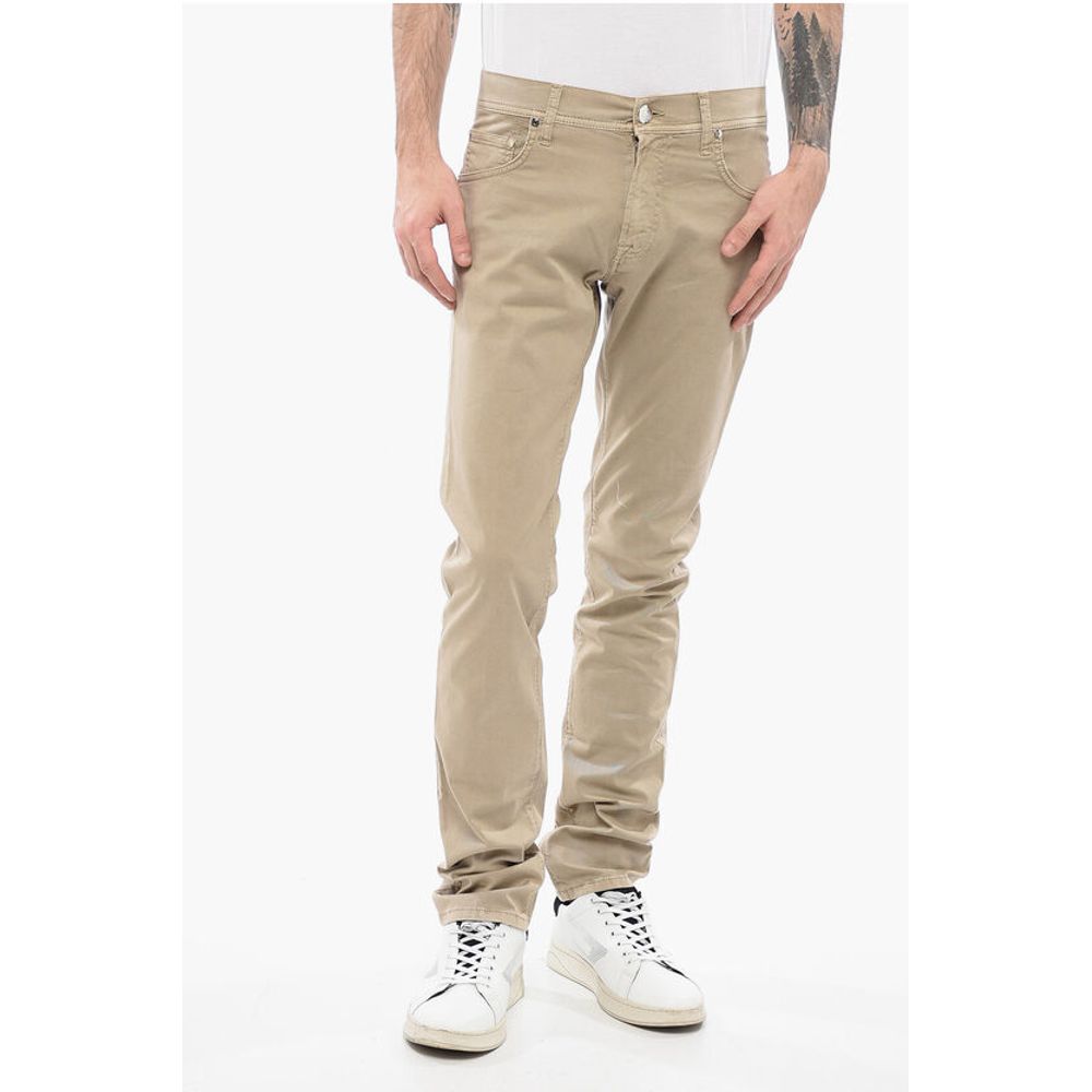 

Брюки ID Stretch Cotton LAZISE с 5 карманами Corneliani, Brown