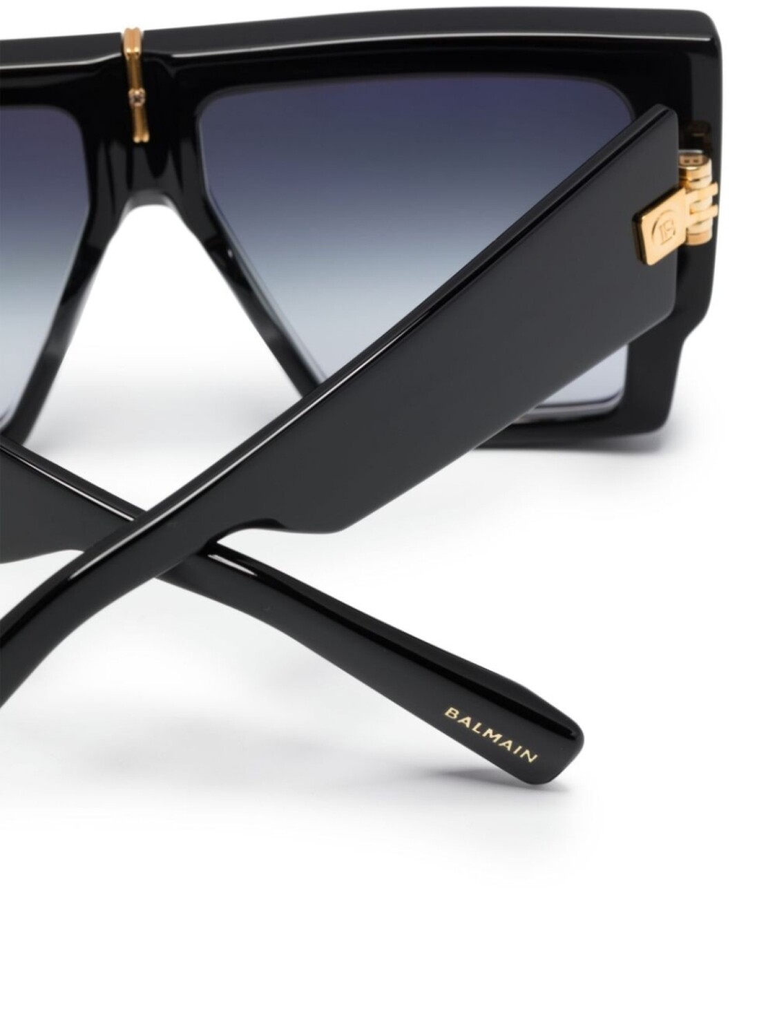 

Balmain Eyewear солнцезащитные очки B-Grand в прямоугольной оправе, черный