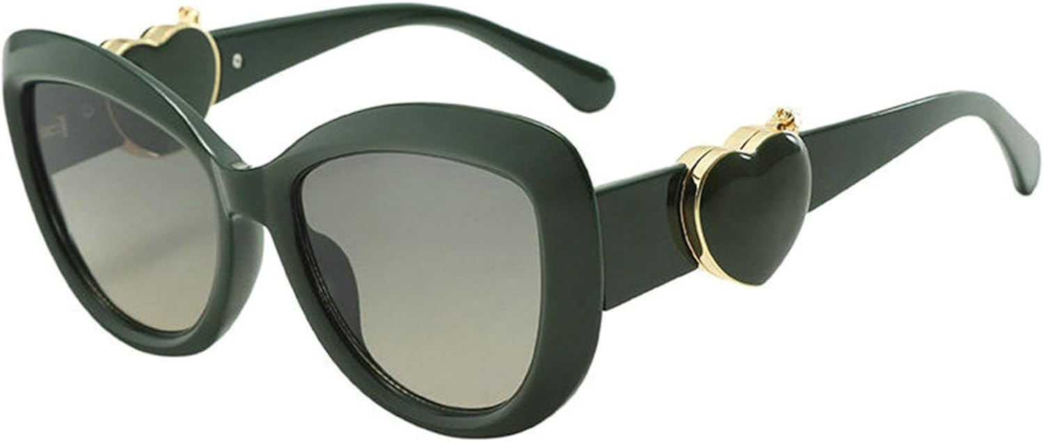 

Хелена Милые большие квадратные солнцезащитные очки для женщин в толстой оправе, овальные солнцезащитные очки, стильные ретро-очки для активного отдыха в форме сердца helena, C2