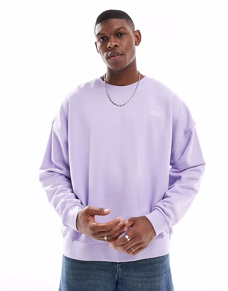 

Толстовка Nike Club сиреневого цвета
