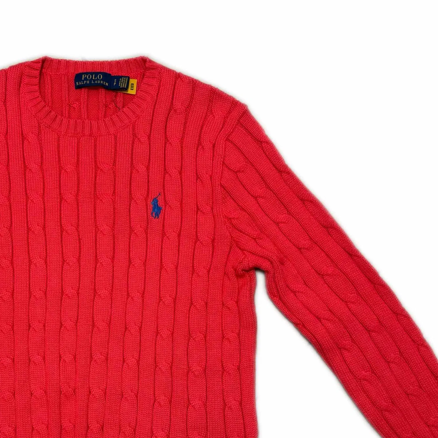 Вязаная кофта Coral Red Polo Ralph Lauren — фото 4