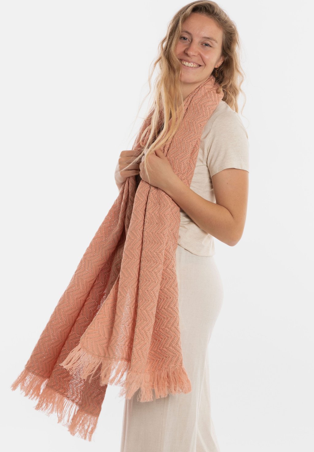 

Шарф Knit Factory, цвет Mottled Pink