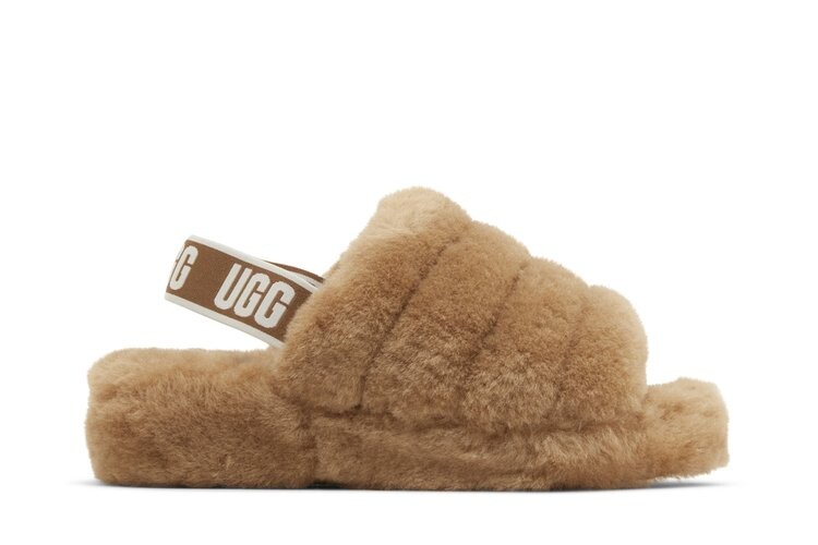 Кроссовки UGG Wmns Fluff Yeah Slide, коричневый